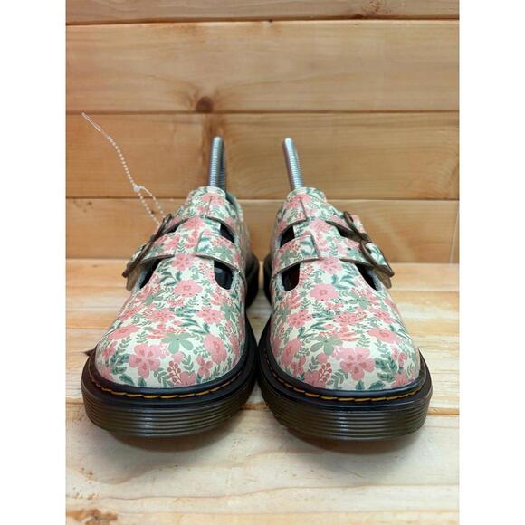 New Dr. Martens Dress Shoes 8065 Mary Jane floral print - Mens 4 / Women 5 - Picture 3 of 6